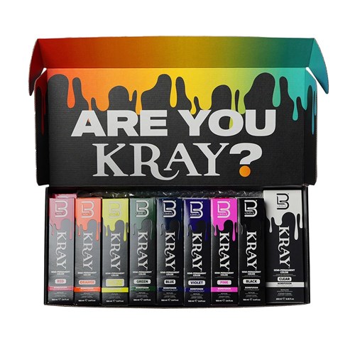 L3VEL3 Kray Semi Permanent Hair Colour Introduction Kit