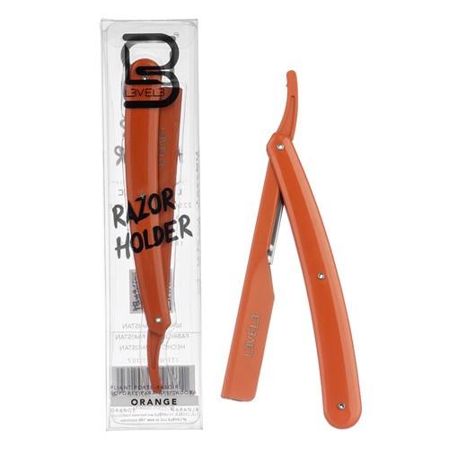 L3VEL3 Straight Razor Holder Orange