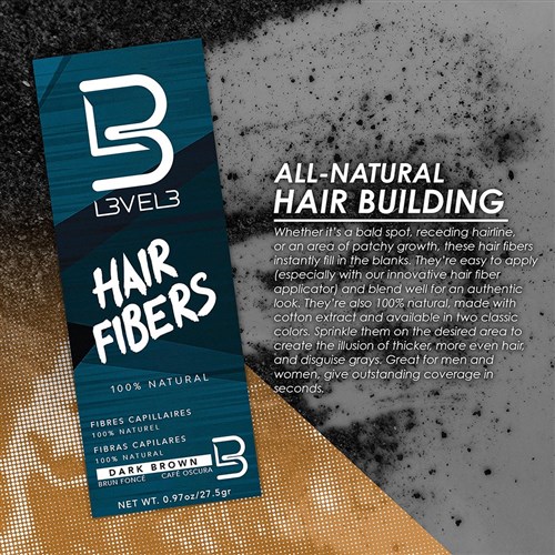 LVL3 BLACK HAIR FIBERS