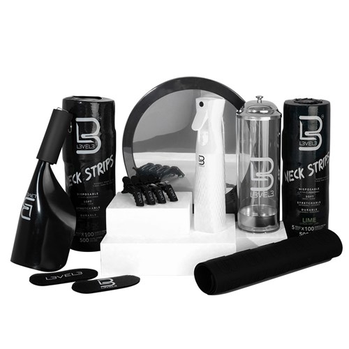 L3VEL3 Shaving Towel White 3pc