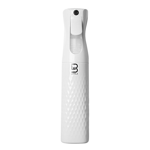 L3VEL3 Bevelled Water Spray Bottle White