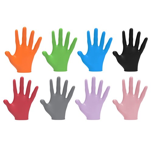 LVL3 NITRILE GLOVES BLACK XL