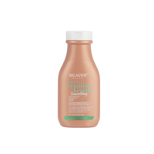Beaver Brazilian Keratin Smoothing Shampoo 60ml