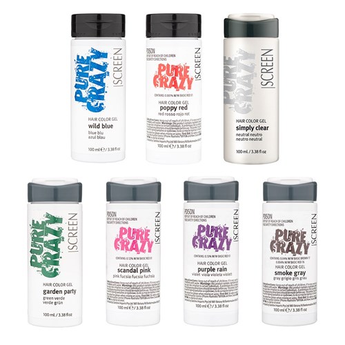 Screen Pure Crazy Colour Gel Poppy Red