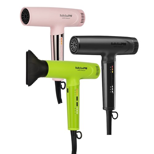 BaBylissPRO Nano Light Ionic Hair Dryer Black