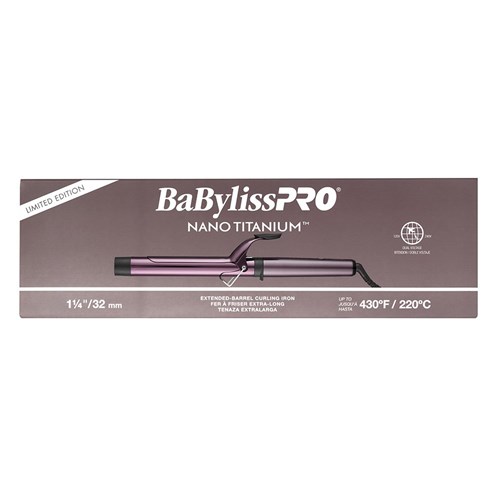BaBylissPRO Nano Titanium Curling Iron Nightfall 32mm