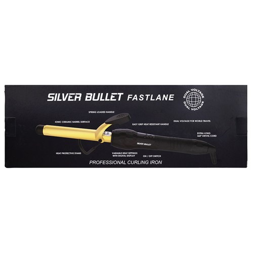 Silver Bullet Fastlane Gold Ceramic 19mm Curling Iron