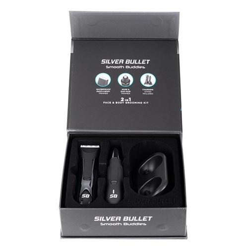 Silver Bullet Smooth Buddies 2 In 1 Face and Body Grooming Kit