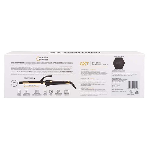 Graphite Titanium by BaByliss PRO Ionic Curling Iron 19mm