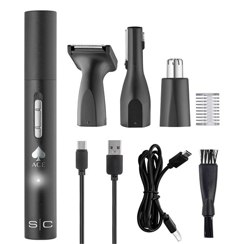 StyleCraft by Silver Bullet Ace 3 in 1 Multipurpose Micro Hair Trimmer