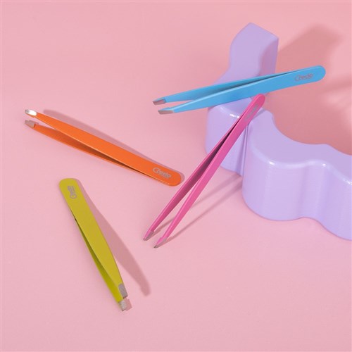 Credo Pop Art Slant Tweezer Blue