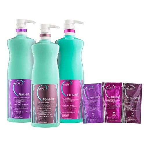 Malibu C Rehydr8 Moisture Conditioner 6pc 