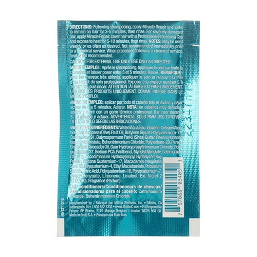 Malibu C Miracle Repair Blonde Enhancer Hair Treatment 12pc