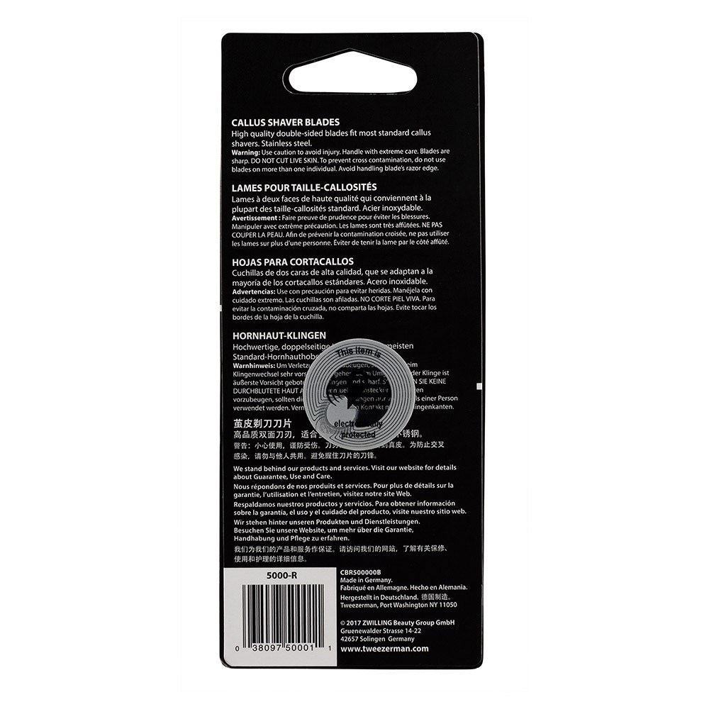 Tweezerman Callus Shaver Replacement Blades Dateline Imports
